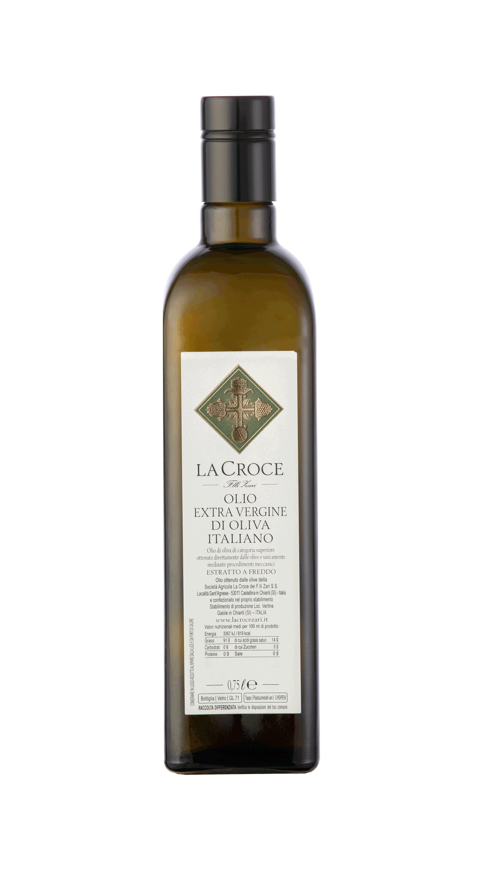 Olio Extravergine di Oliva 0,75 litri