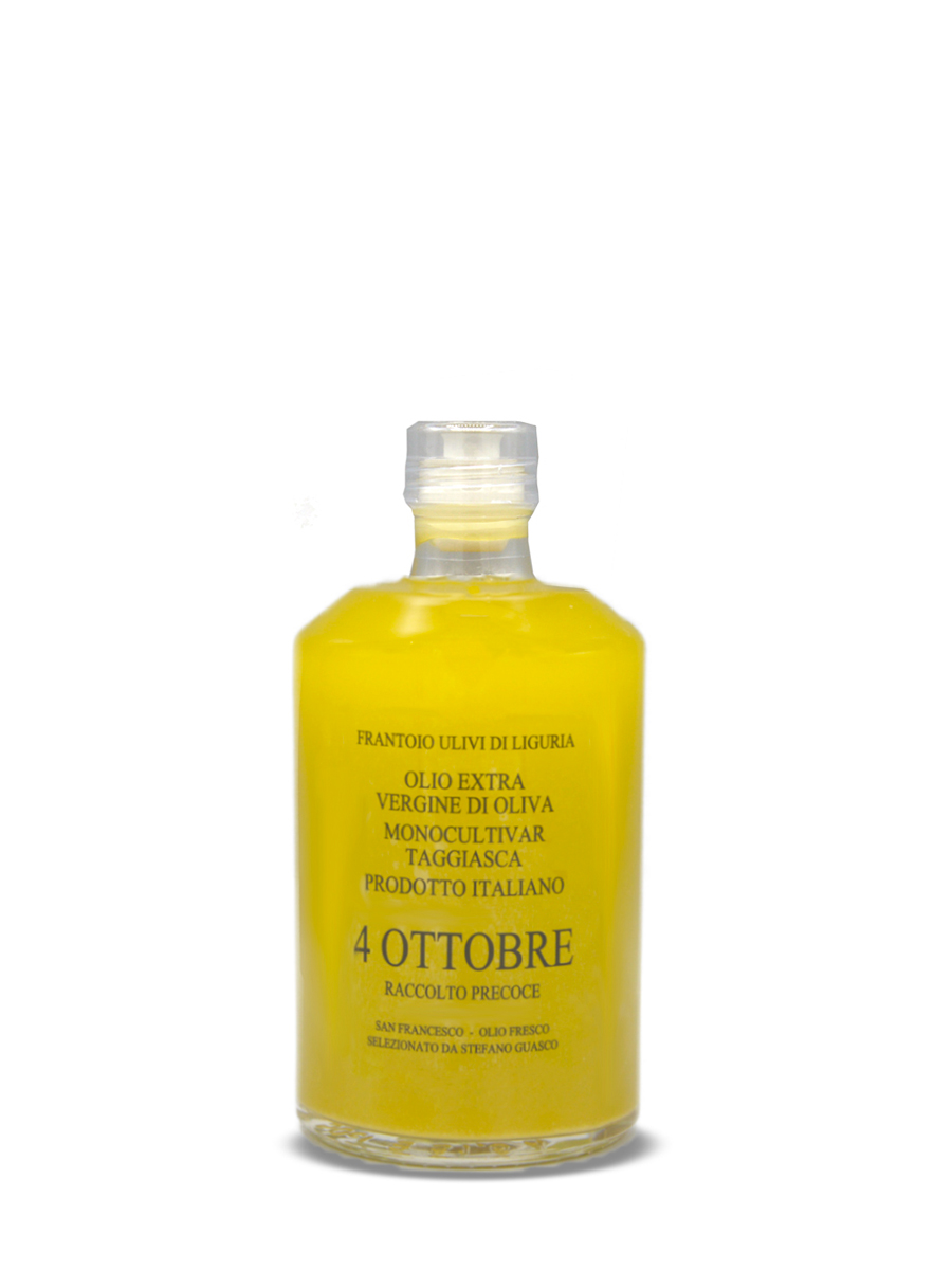 4 ottobre – Raccolto precoce – Olio EVO Monocultivar Taggiasca 500ml 2024/2025