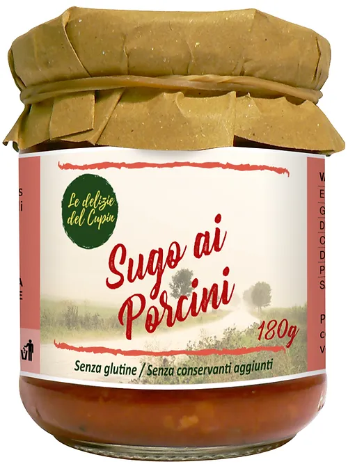 Cupin di Sugo ai Funghi Porcini 180g