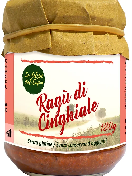 Cupin di Ragù di Cinghiale 180g