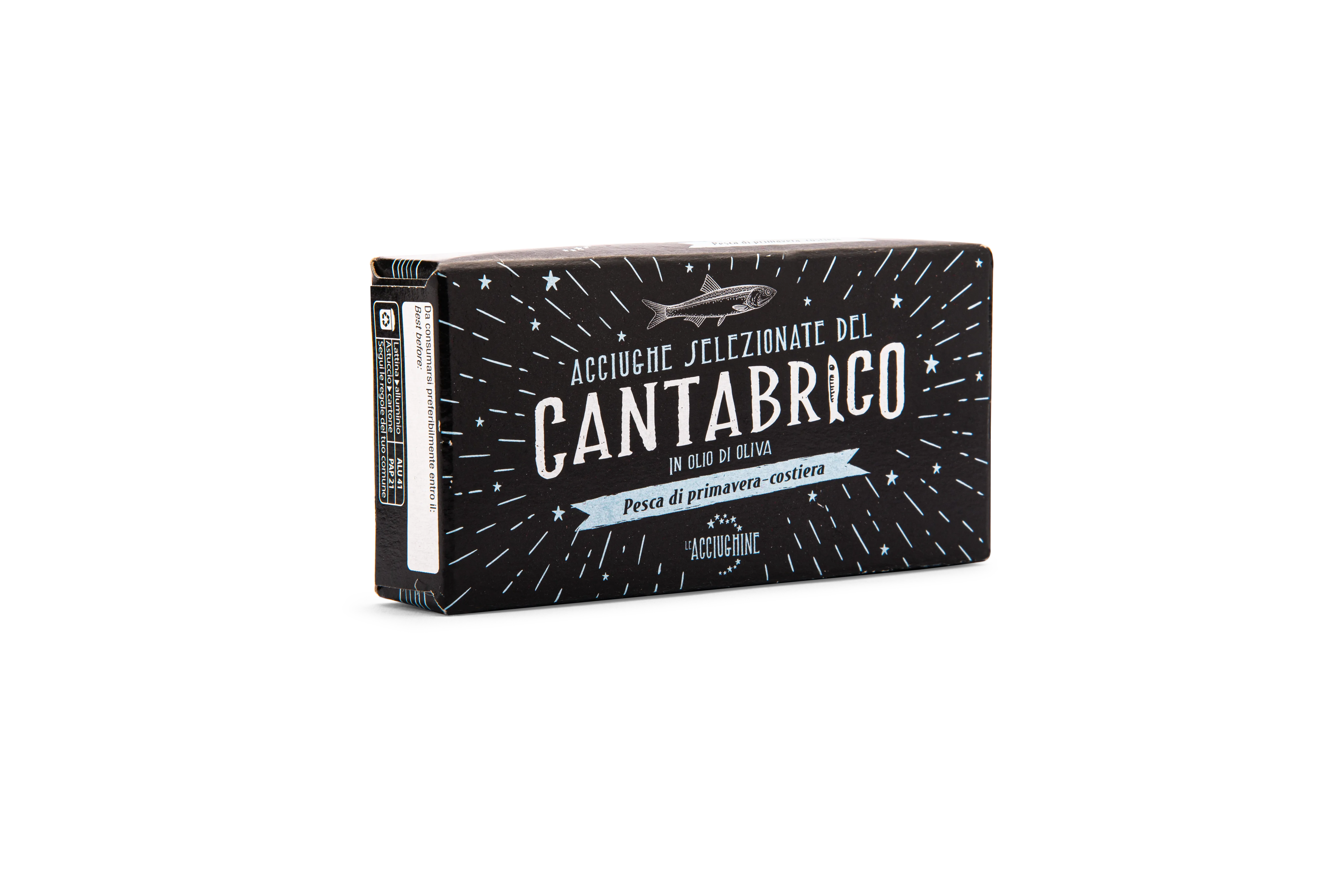 Acciughe del Mar Cantabrico in Olio di Oliva – Selezione primavera/costiera 50gr