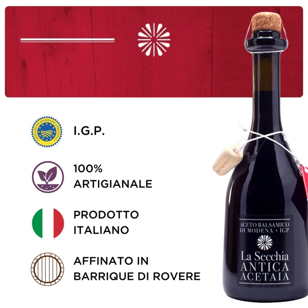 Aceto Balsamico di Modena I.G.P. · 1 stella (250 ml/500 ml)