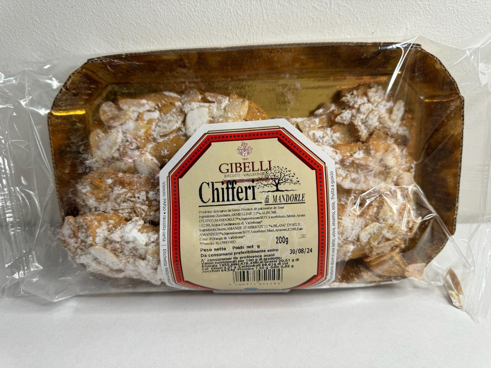 CHIFFERI – Vassoio 200g