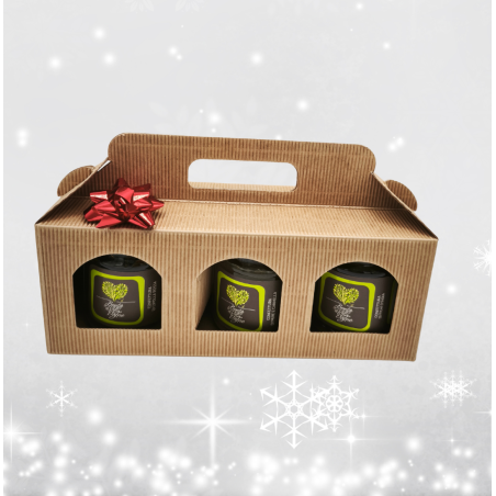 Tris di marmellate e miele per formaggi