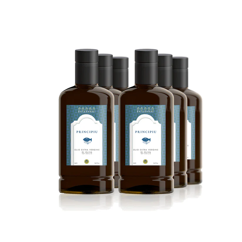 Princìpiu - Olio Extravergine di Oliva IGP Sicilia (BOX 6 bottiglie da 500 ml)