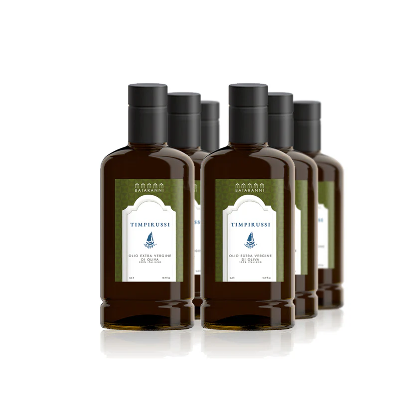 Timpirussi - Olio Extravergine di Oliva blend (BOX 6 bottiglie da 500 ml)