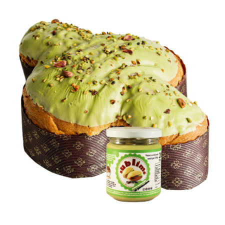 Colomba pistacchio crema spalmabile