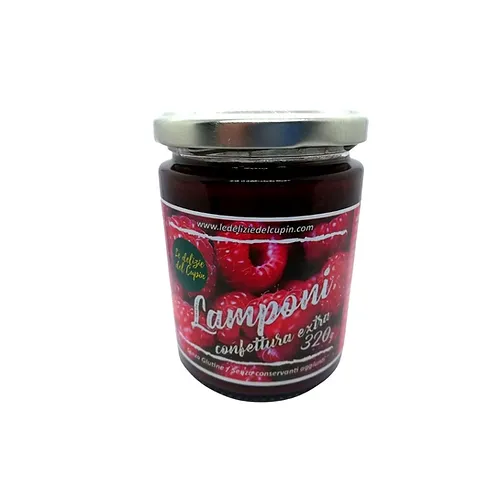 Cupin di Confettura Extra di Lamponi 320g