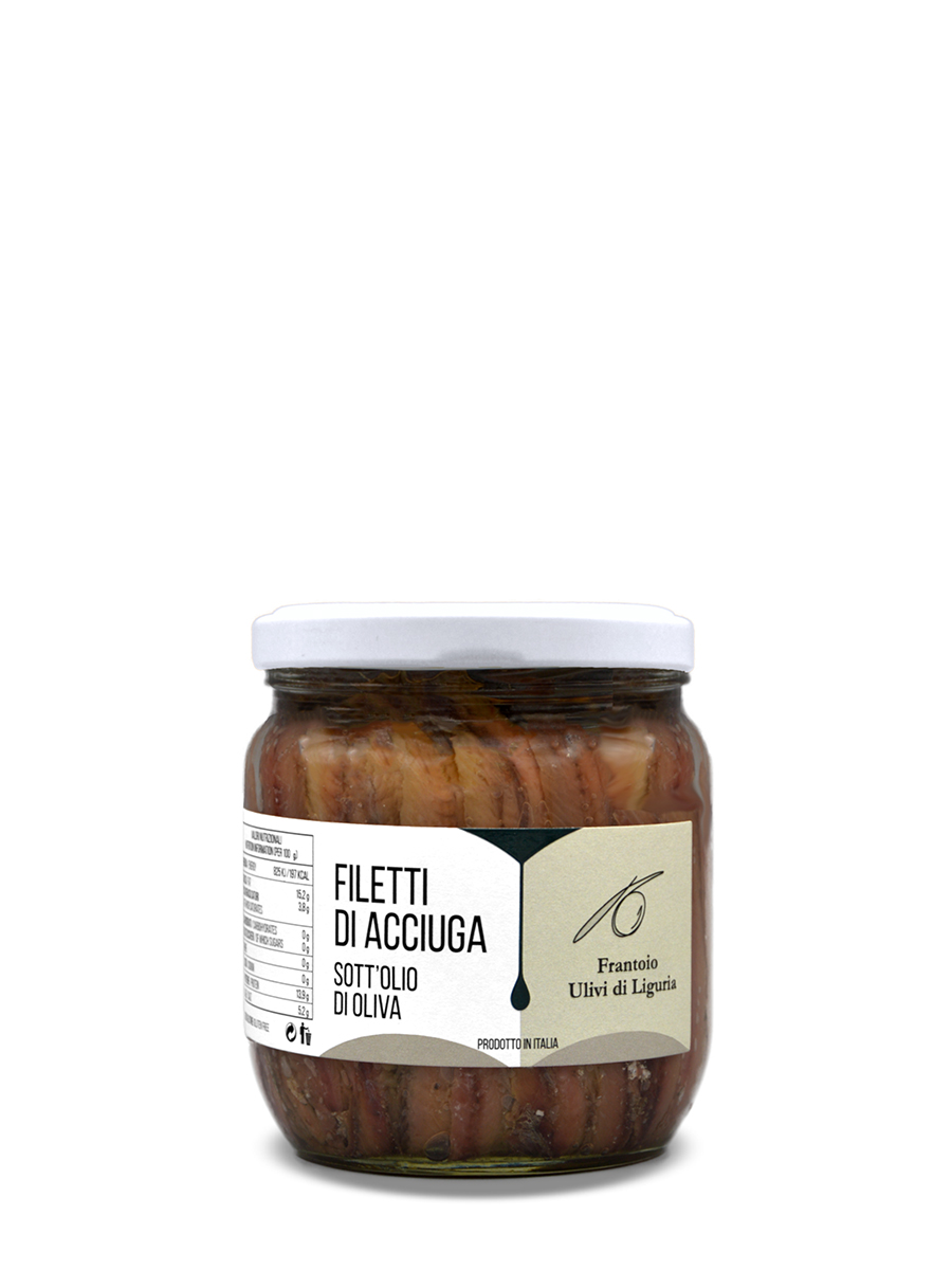 Filetti di acciughe in Olio di Oliva 425gr