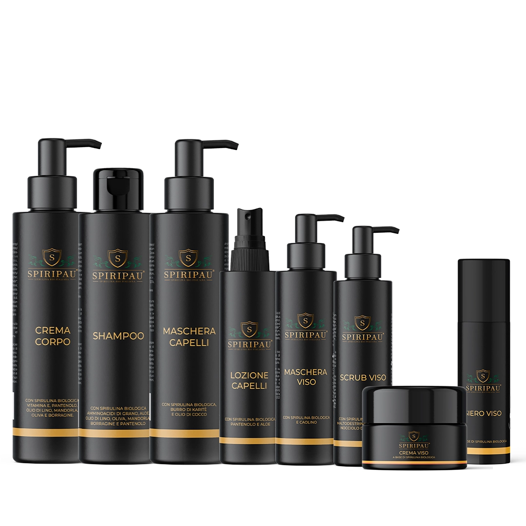 Forever Young con Spirulina Bio – Kit Capelli + Viso + Corpo