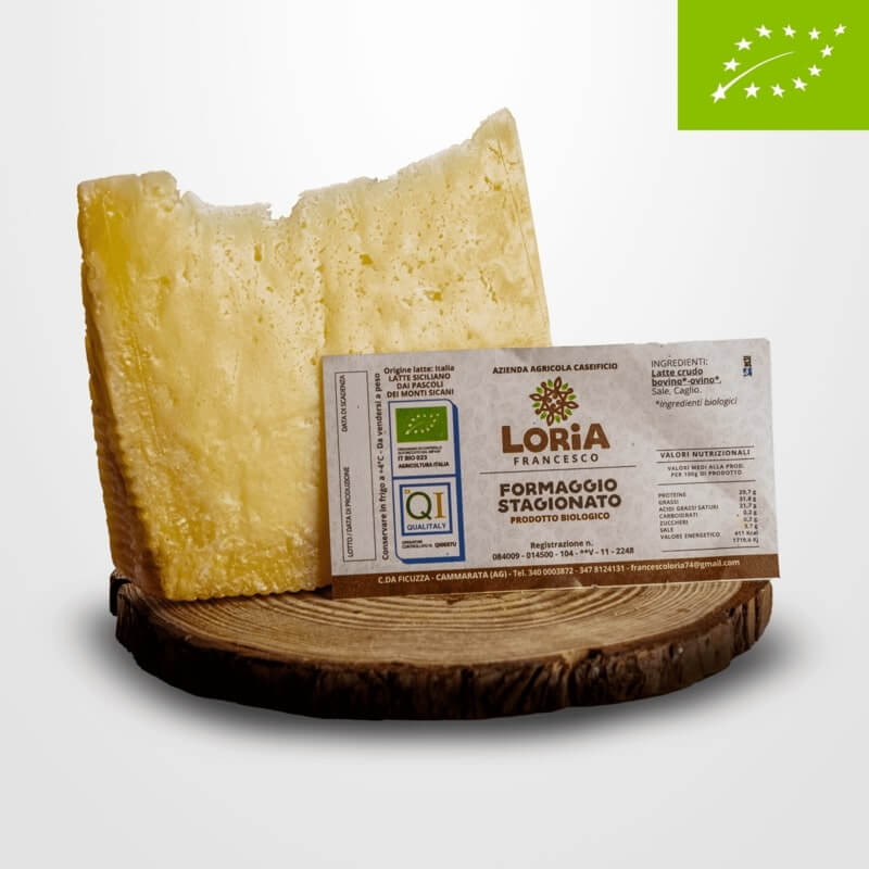 Formaggio stagionato bianco BIO 500gr