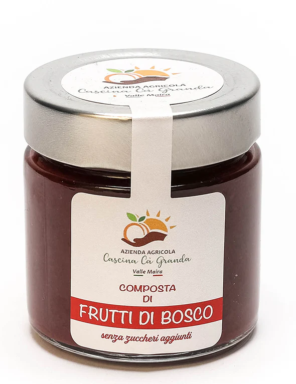 Composta di Frutti di Bosco - Senza Zuccheri aggiunti