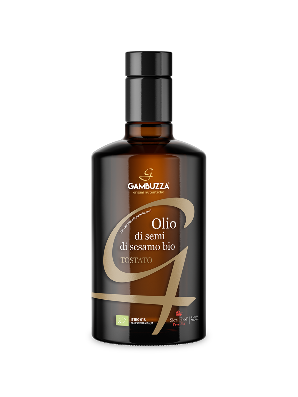 Olio di Semi di Sesamo Tostato Bio