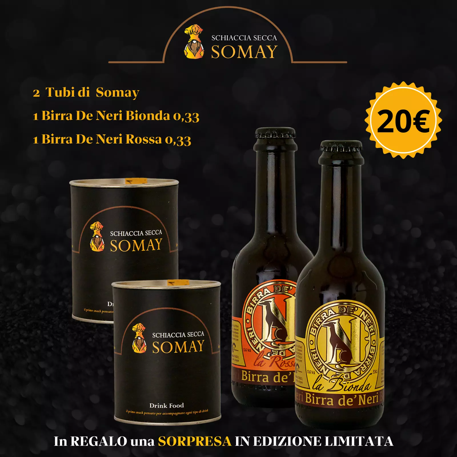 Idea Regalo Somay e Birra De’ Neri