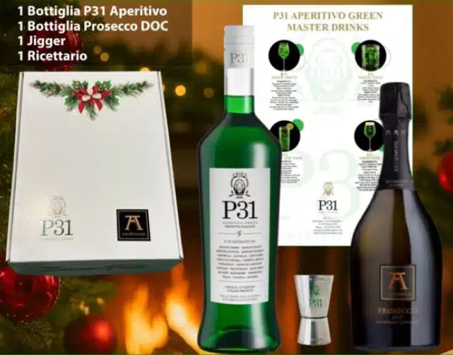 Promo P31 Aperitivo 1L + Prosecco Doc + Jigger