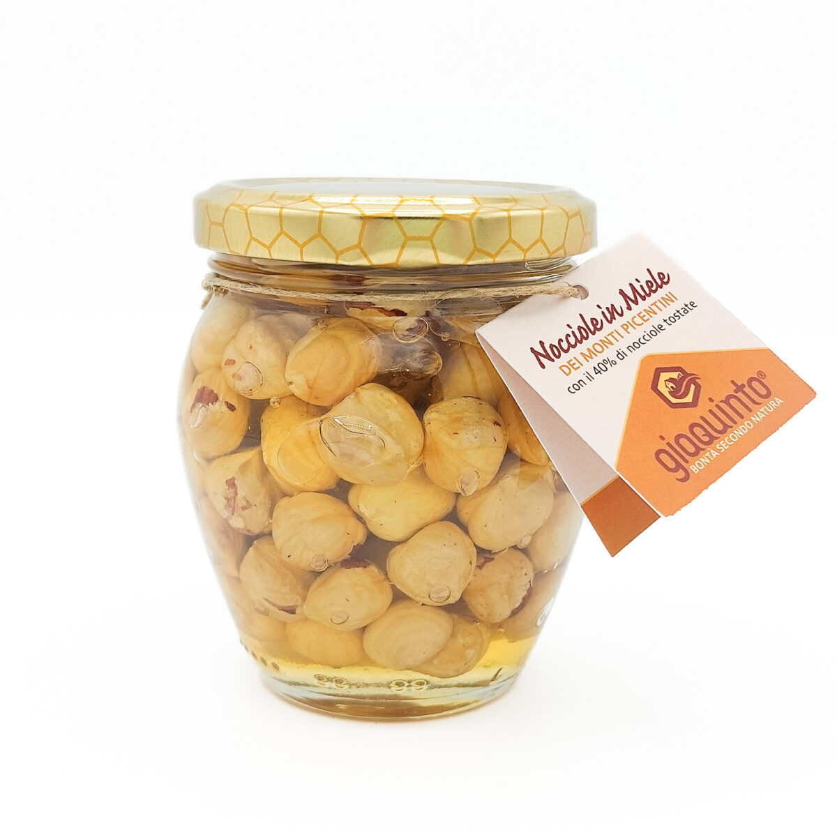 Nocciole tostate in Miele di Acacia 220gr