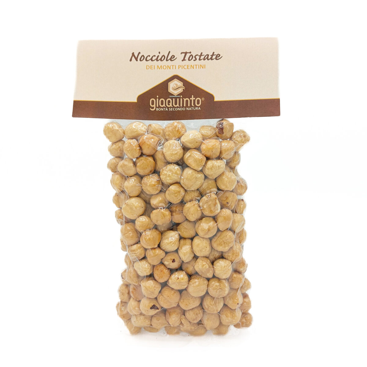 Nocciole biologiche sgusciate tostate sottovuoto 500gr