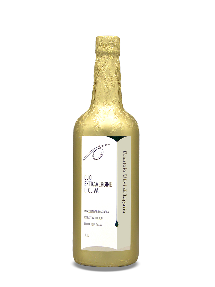 Olio EVO Monocultivar Taggiasca carta oro 1L 2023/2024