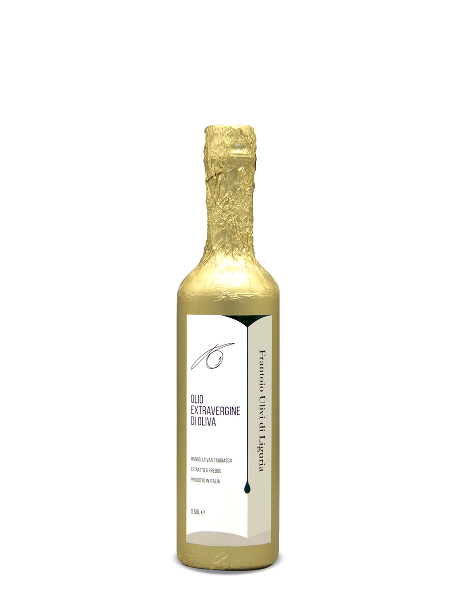 Olio EVO Monocultivar Taggiasca carta oro 500ml 2023/2024