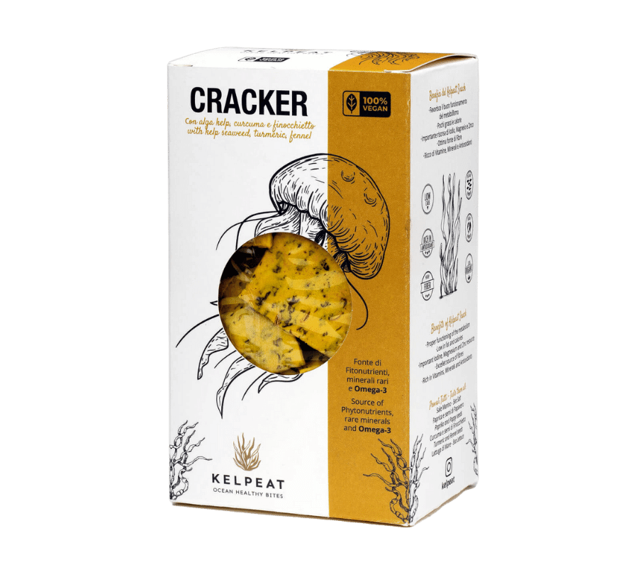 Oriental Surf 3 pacchi - Cracker Alga Kelp, finocchietto e curcuma