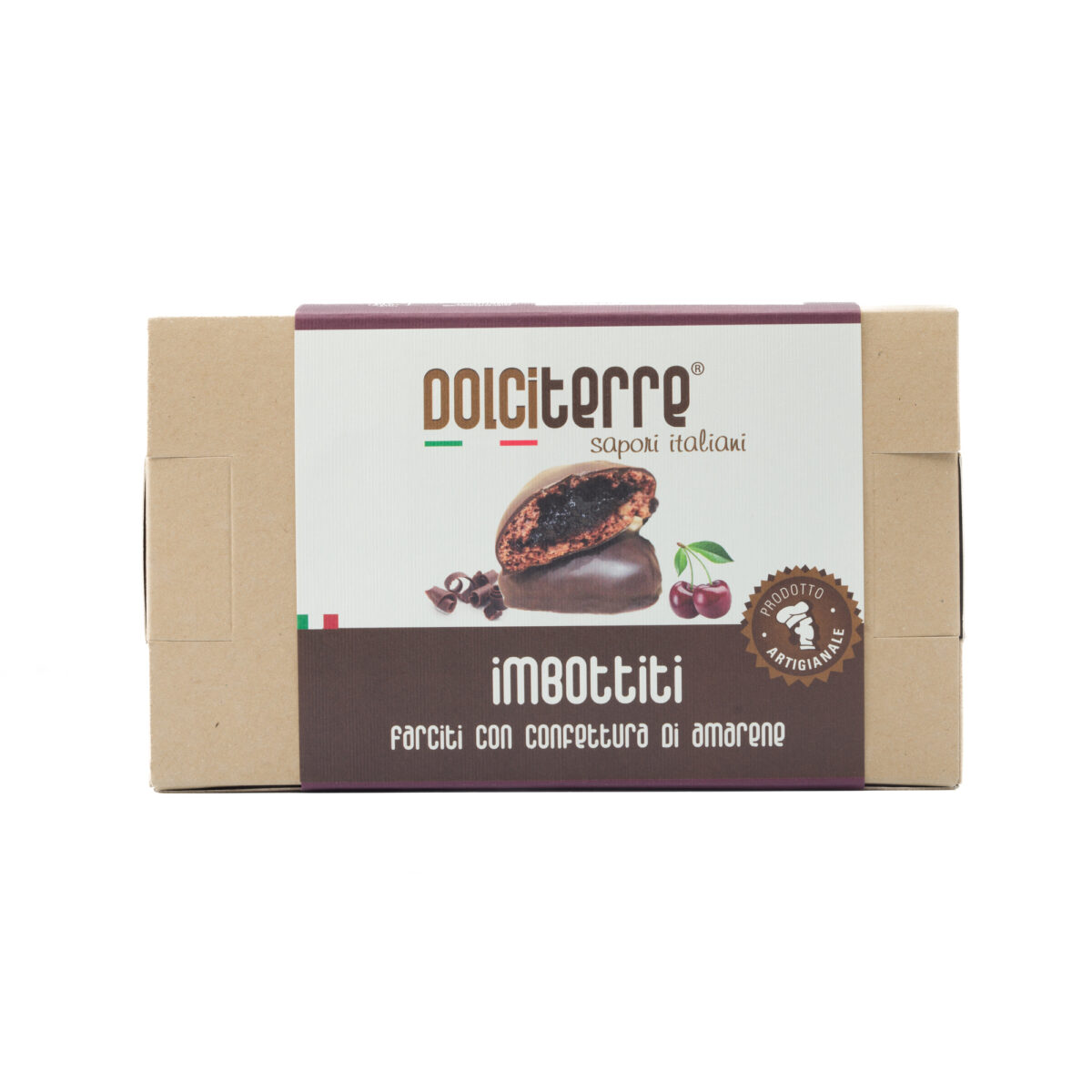 Mostaccioli “IMBOTTITI” farciti con confettura di amarene 320g