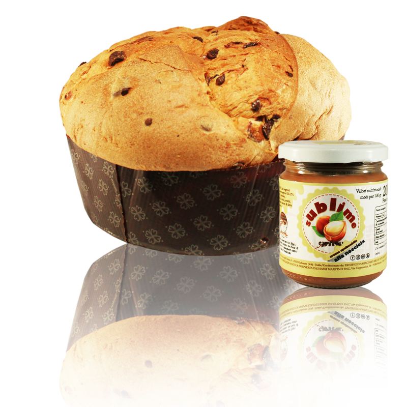 Panettone artigianale crema nocciola