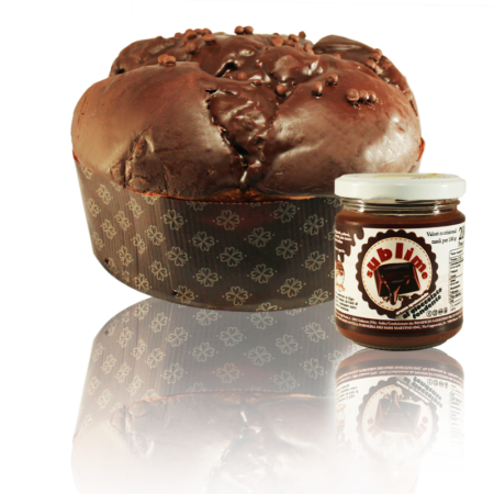 Panettone dark + crema fondente