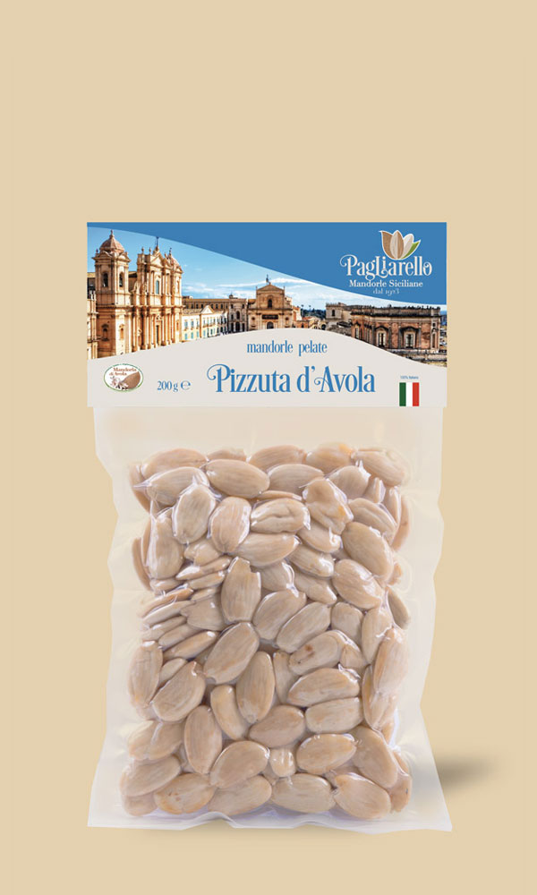 Mandorle Sgusciate Pelate Pizzuta d’Avola 200 g