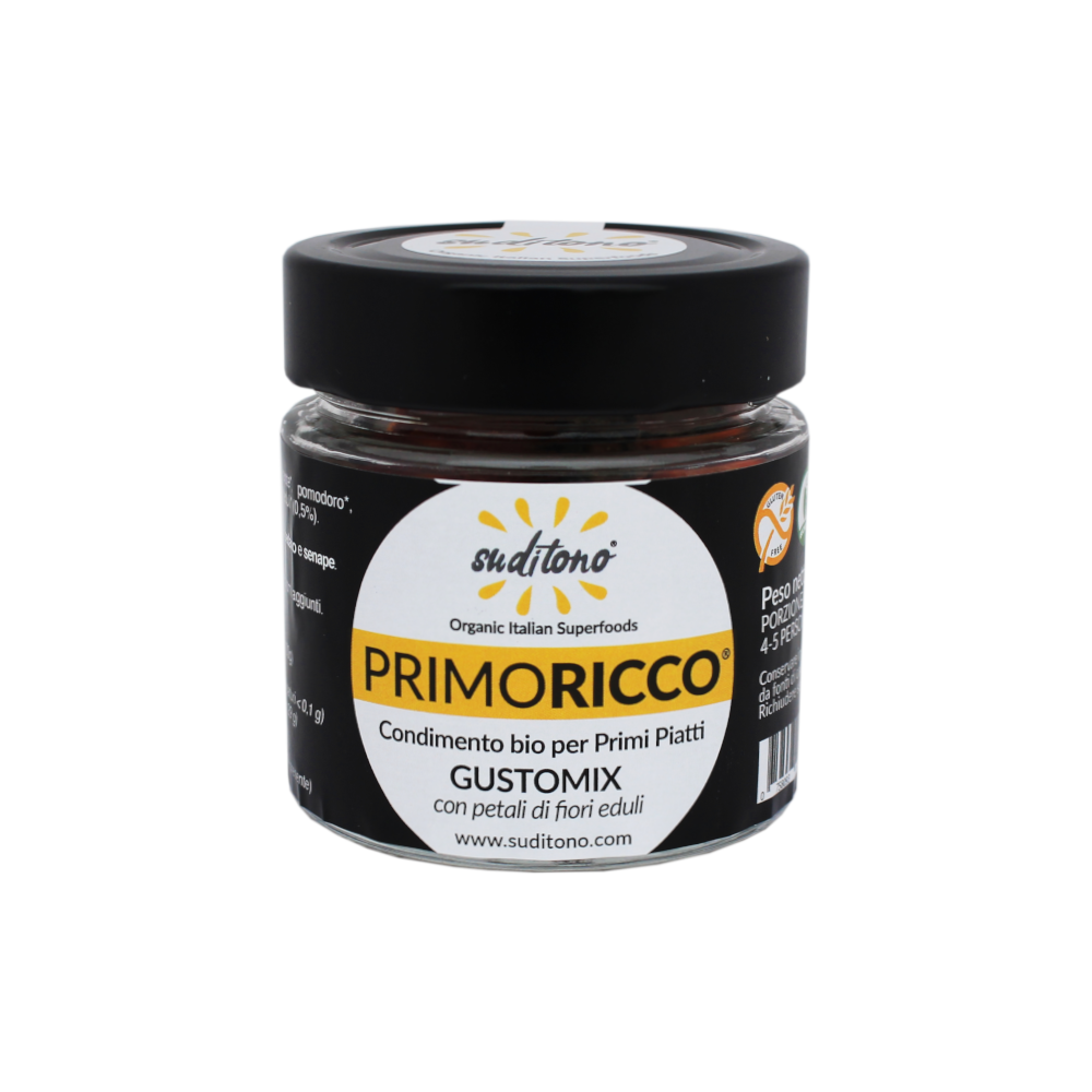 PRIMORICCO GUSTOMIX. Condimento bio per primi piatti