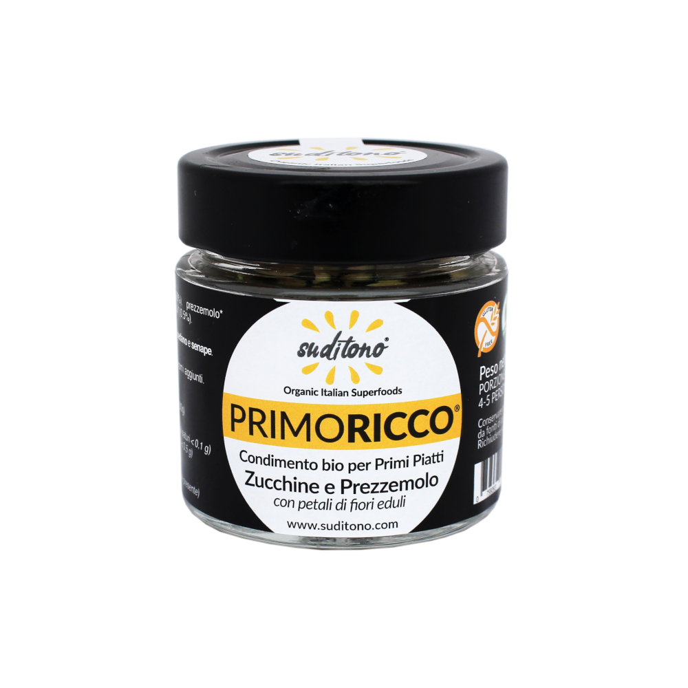 PRIMORICCO ZUCCHINE e PREZZEMOLO Condimento bio per primi piatti