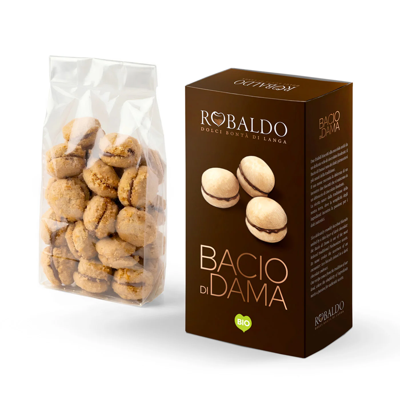 Baci di Dama alla nocciola BIO - 200g