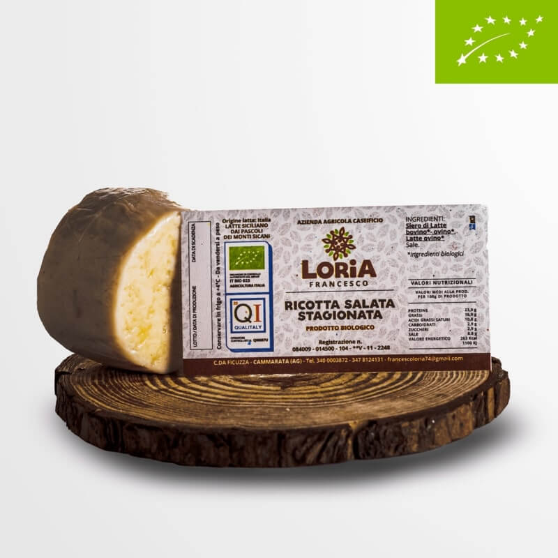 Ricotta salata stagionata BIO 250gr