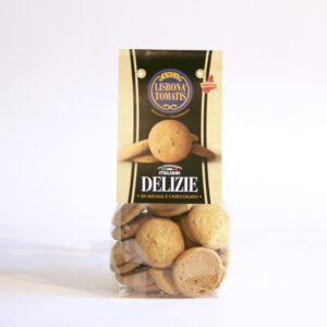 BISCOTTI DI MAIS CON CIOCCOLATO FONDENTE Sacchetto 180gr DELIZIE