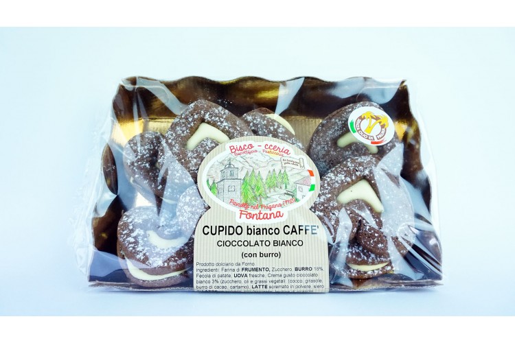 Cupido Caffè e Cioccolato bianco Biscotti