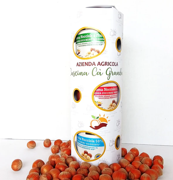 Creme Spalmabili alla Nocciola Piemonte IGP Senza Zuccheri – Confezione da 3 Gusti