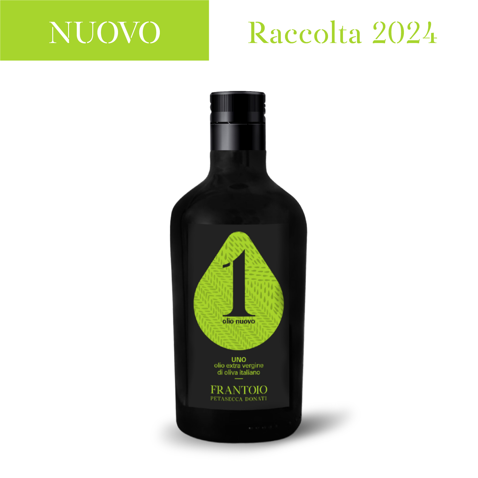 UNO – Olio Nuovo  Leccino  Frantoio  Moraiolo 0,50 lt