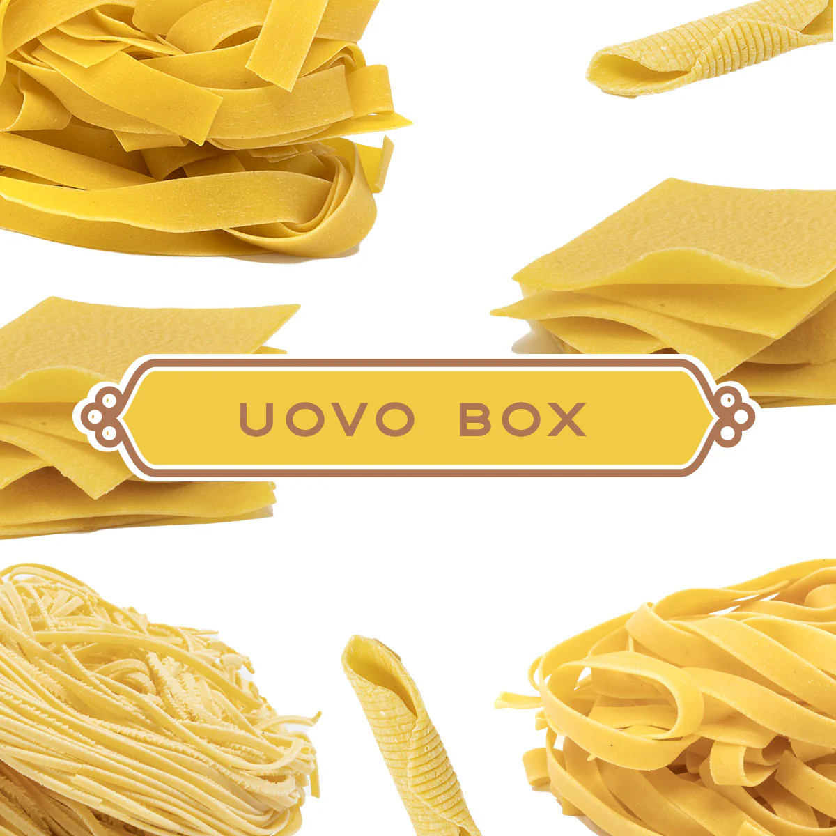 Uovo Box | Varietà di pasta all'uovo - 1,5 KG